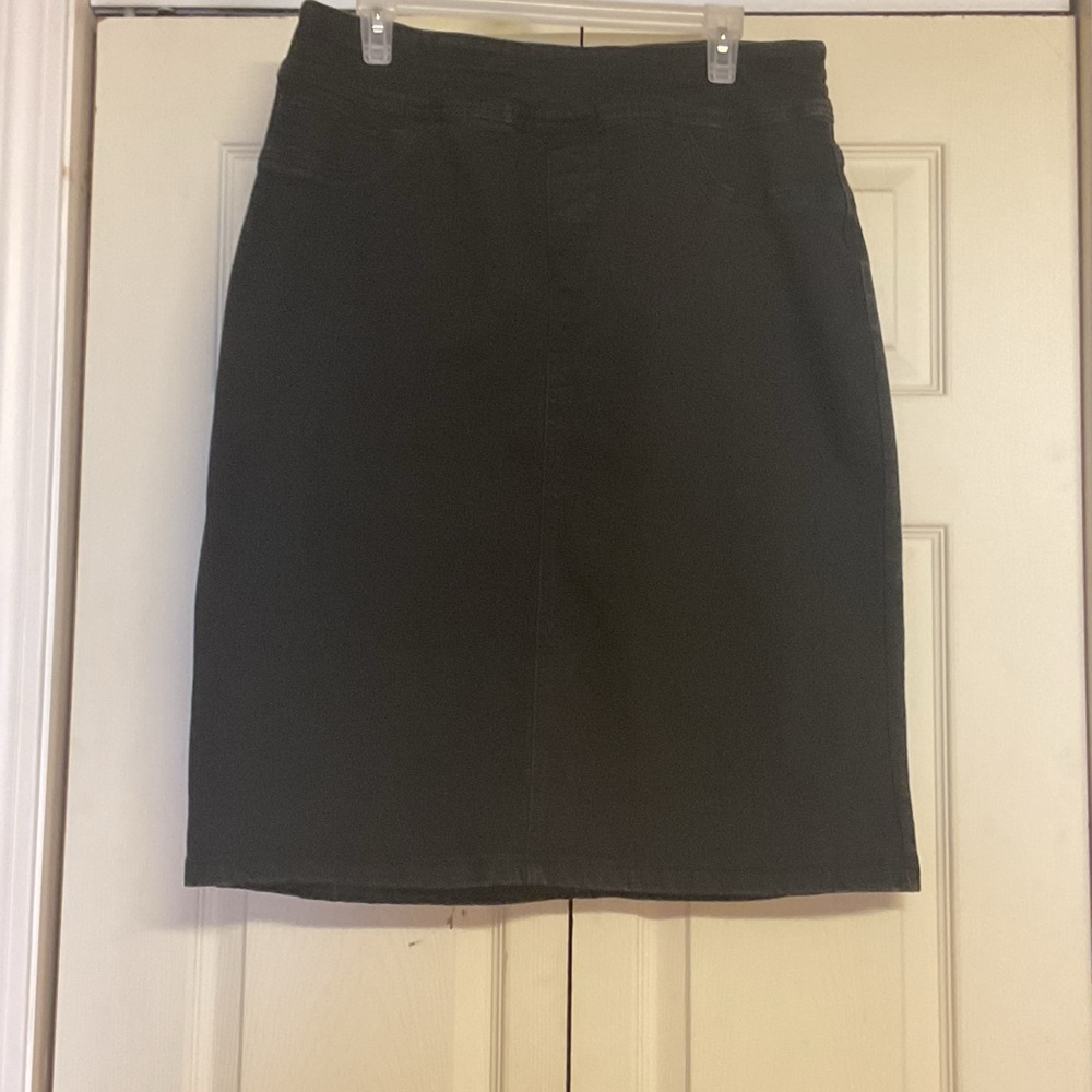 Black Jean skirt